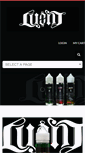 Mobile Screenshot of lucid-liquids.com
