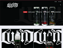 Tablet Screenshot of lucid-liquids.com
